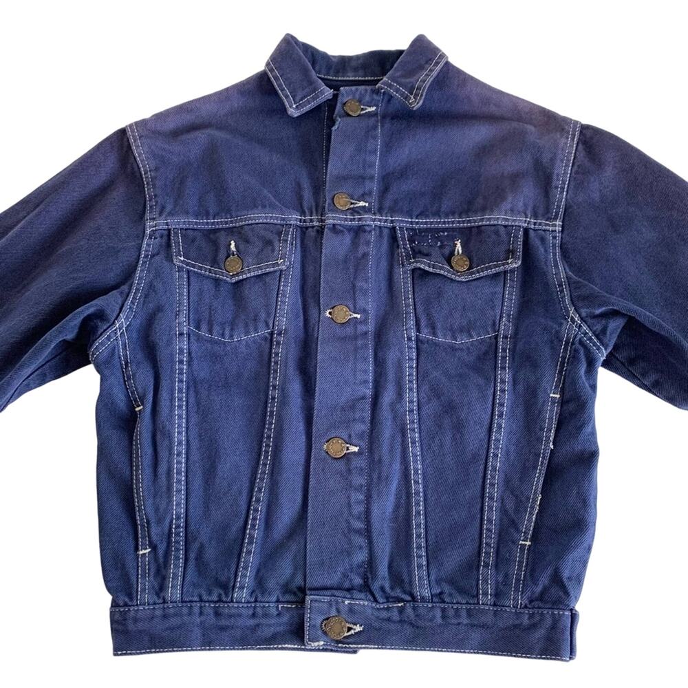 Reworked Apparel Spice Girls Graphic Custom Denim Jacket Juniors Large Upcycled - Picture 5 of 11